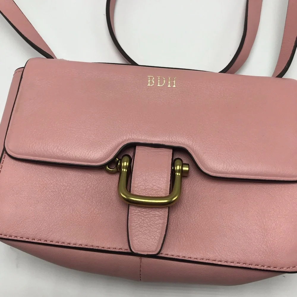 J Crew Edit Bag Leather Purse Frosty Blossom Pink $98 G1028.